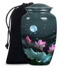 Lotus Dream Funeral Urns for Human Ashes Adult Dad Mom 10 Inch