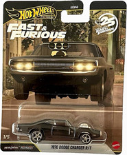 Hot Wheels Fast & Furious 1970 Dodge Charger R/T 1:64 Diecast Black Unopened