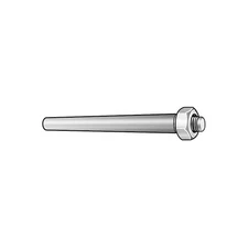 GRAINGER APPROVED U39002.341.0150 Taper Pin,Threaded,Steel,#6 x 1-1/2 41LM74
