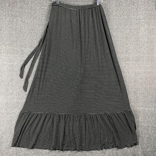American Eagle Maxi Skirt Womens Size Large Faux Wrap Work Office Casual Minimal - Picture 11 of 11
