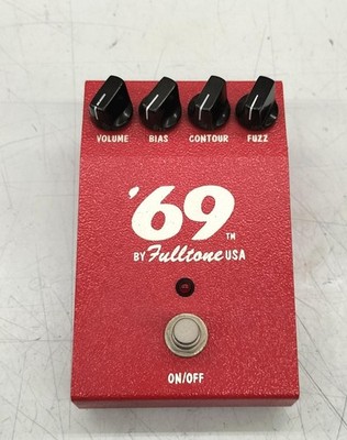 Fulltone '69 Fuzz Guitar Effect Pedal NKT275 Bias Contour Missing One Foot