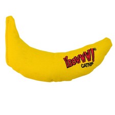 Yeowww Catnip Toy, Yellow Banana 1 Pack, yellow