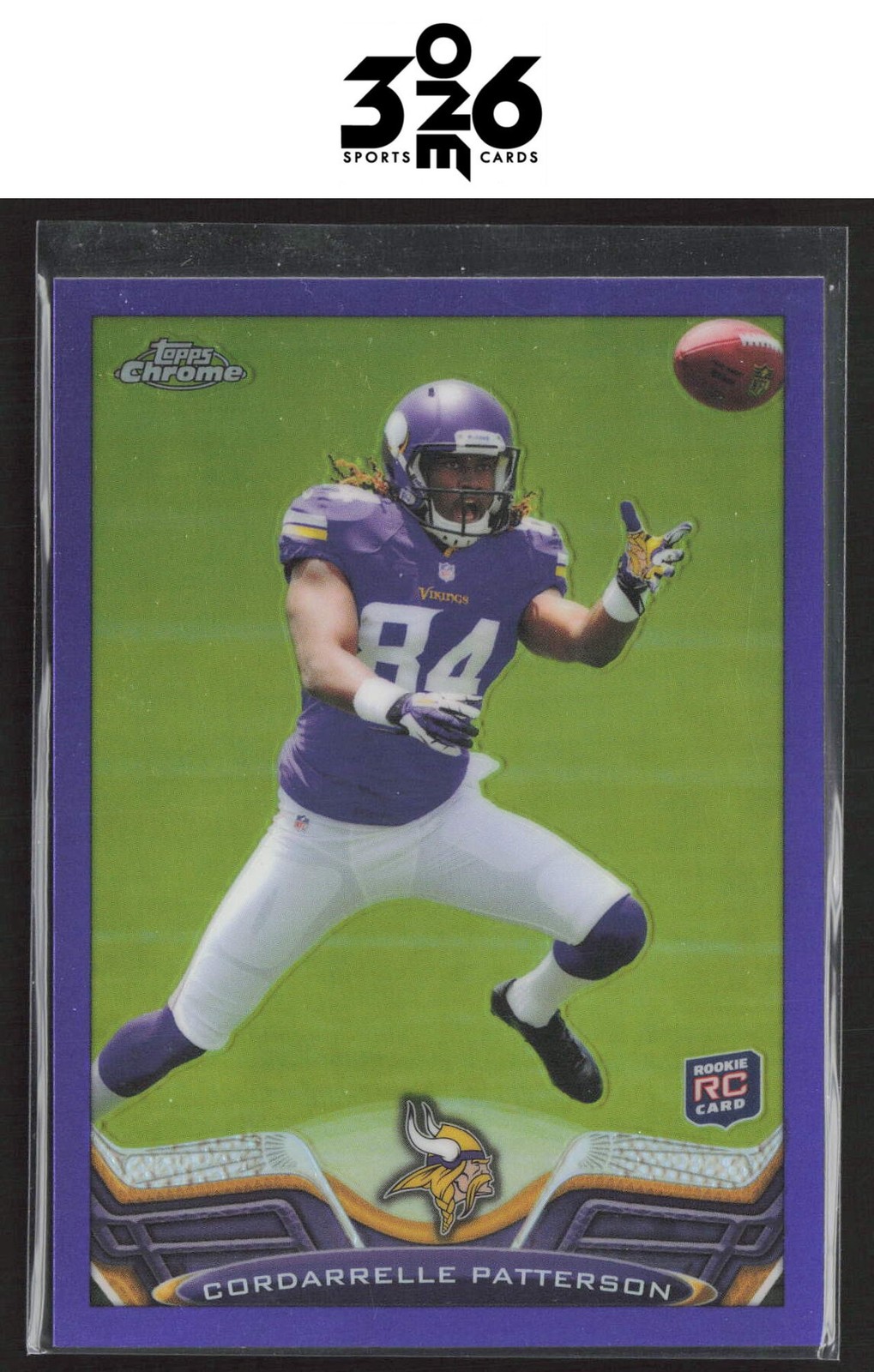 Cordarrelle Patterson 2013 Topps Chrome Purple Refractors Rookie #19 #/499