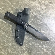 Made in USA custom handmade outdoors utility knife, EDC carbon steel