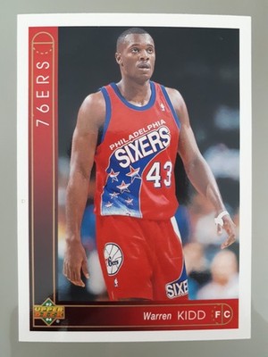 1993-94 Upper Deck Warren Kidd Rookie #349 Philadelphia 76ers NBA Basketball