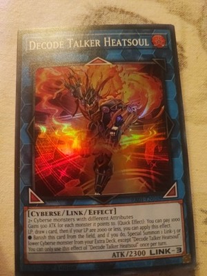 Yugioh! - Decode Talker Heatsoul - RA01-EN048 - Super  Rare - NM/M
