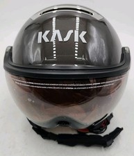 NUOVO casco Kask SKI Kask SHE00060 platino + visiera arancione