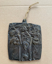 Stern von Betlehem Heilige Drei Könige Metallplatte zum Aufhängen