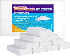 Magic Sponges Eraser,10 Pack Melamine Sponge in Bulk,2X Density,Long Lasting,Cle