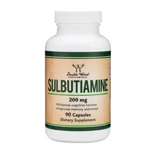 Sulbutiamine, 90 x 200mg Caps - Memory, Mood, Cognitive Nootropic ( Pack of 1 )