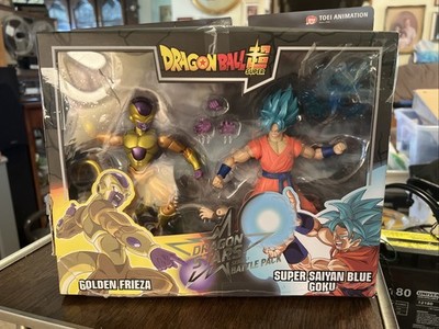 Bandai Dragon Ball Stars Super Saiyan Blue Goku Vs Golden Frieza Battle Pack