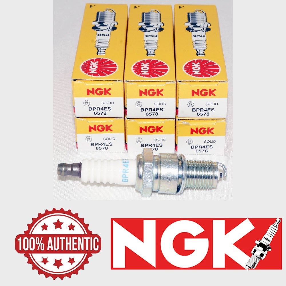 6 Pack Genuine NGK 6578 Standard Spark Plugs BPR4ES for Classic GM Mopar AMG RR