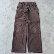 Vintage Y2K Carhartt DKB brown double knee work wear carpenter pants