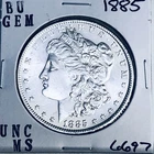 1885 BU GEM MORGAN SILVER DOLLAR UNC MS+++ U.S. MINT RARE COIN 6697