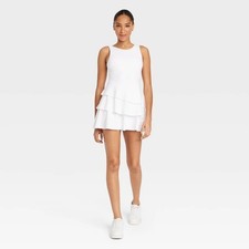 Women's Knit Highneck Layered Active Dress - JoyLab Size L