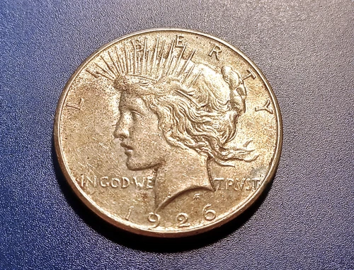 Very Choice AU 1926-S U.S. Peace Dollar