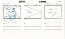 Jim Lee Wildc.a.t.s. Lot of 2 Animation Storyboards Nelvana 1994-5 E2-65