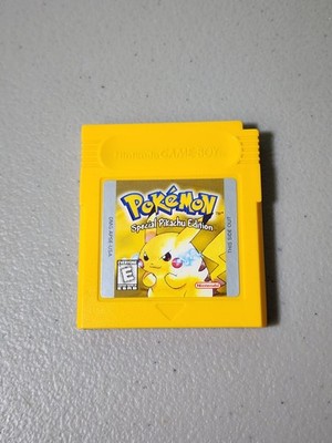Pokemon Yellow Special Pikachu Edition Game Boy Authentic Tested Saves