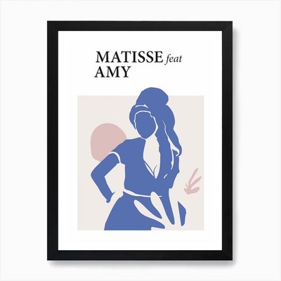 Matisse Feat Amy Kunstdruck gerahmt Wandbild Poster Leinwanddruck Bild