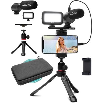 iVlogger Vlogging Kit for iPhone - Lightning Compatible YouTube Starter Kit f...