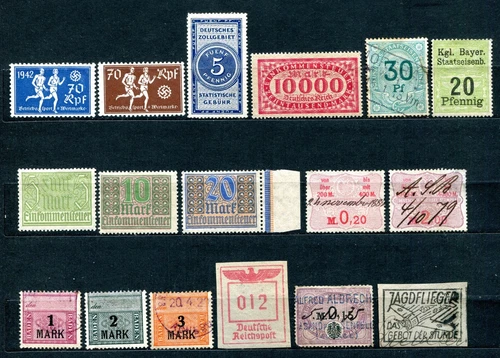 Germany - New or Used Tax Stamps
