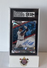 2021 Bowman's Best Baseball Alex Kirilloff Atomic Refractor Auto 11/25 SGC 10