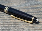 MONT BLANC! Crisp, Orig. Rollerball Pen - 5.25" long, Cushion Close, + 3 refills — photo 4