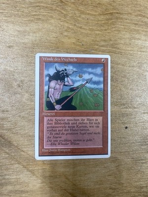 MTG (German) Winds of Change 4th Edition Lightly Played