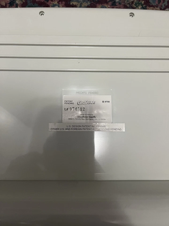 GeoSafari Electronic Learning Game EI-8700 Base Unit Only Works With Cards - Image 2 of 4