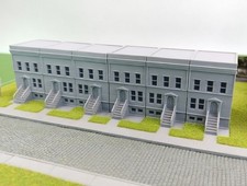 N Scale 1:160 Gauge Town House Urban City Block 6 Pk - Built And Assembled