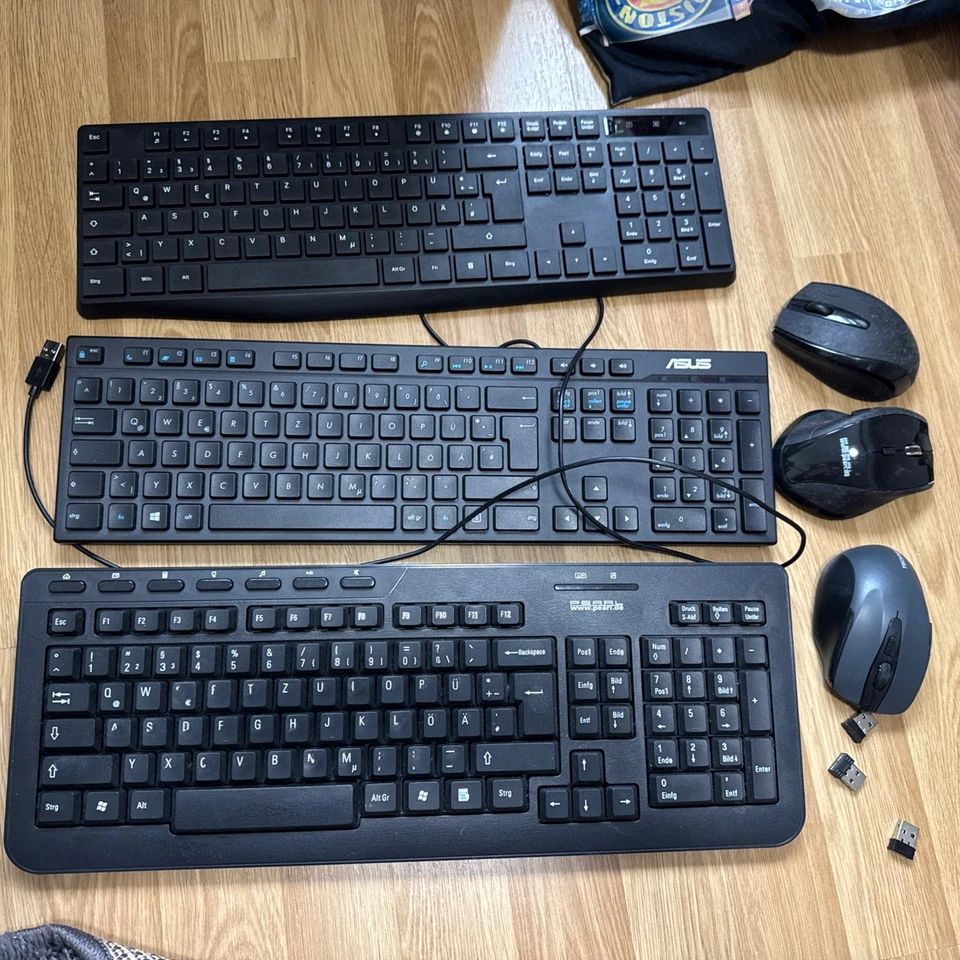 Asus, Pearl, Tastatur-/Maus Set - Schwarz