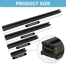 Aventik 4" 8" 12"and 16" Light Medium Duty Polymer Kayak Mount Track Compatible