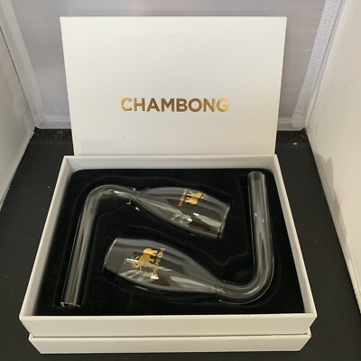 CHAMBONG MINI Glasses Champagne Shots Set Of 2- 3 Oz Cocktail Bar Drinkware