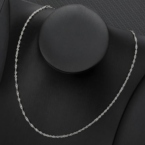 GRIGIO % 925 COLLANINA CATENINA CIONDOLI GIOIELLI PERSONALIZZABILI PENDAGLI ts - Foto 2 di 8