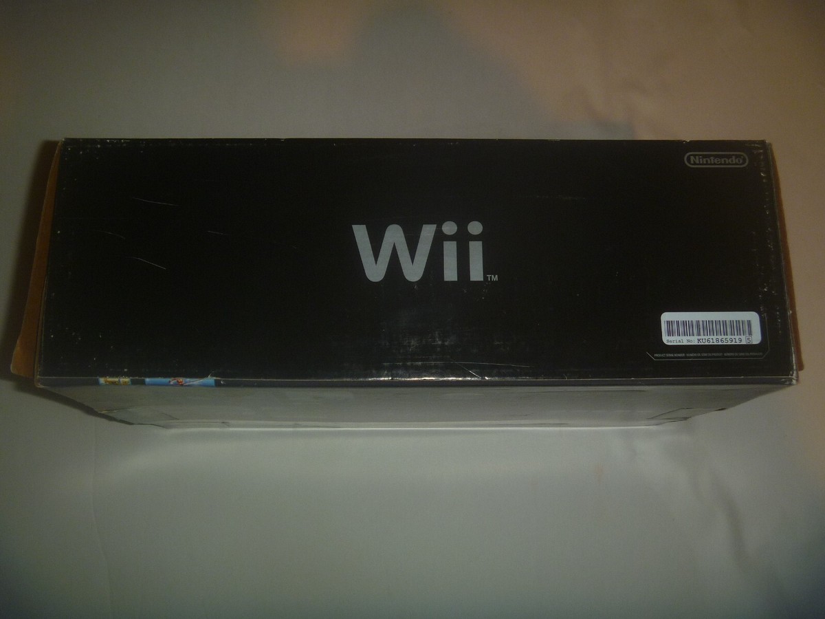Nintendo Wii Black Console System Complete In Box Wii Sports Nintendo Wii Black Console System Complete In Box Wii Sports