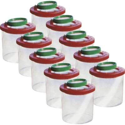 KÖGLER 10 Lupendose Lupendosen Lupenbecher Becherlupe Insektenlupe Spinne gute Qualität