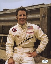 Mario Andretti Cars Autographed Signed 8x10 Photo ACOA COA 