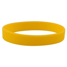 10PCS Adult Blank Silicone Bracelet Rubber Wristbands Multi-color Brand New Band