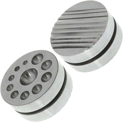 2-1/2'' Round Dapping Block Square, Half Round and V-Groove Shape Block