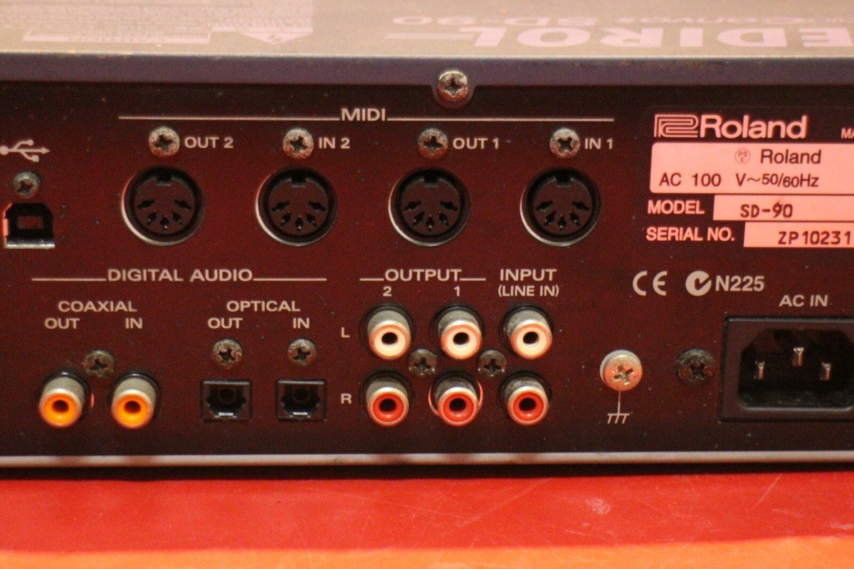 USED Roland Edirol SD-90 Studio Canvas MIDI Sound Module Interface