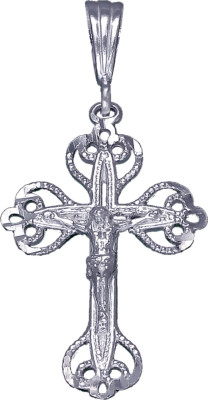 925 Sterling Silver Crucifix Cross Charm with Jesus Pendant Necklace 24 ...