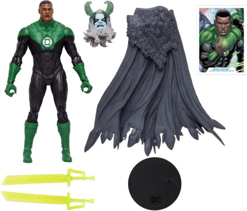 McFarlane Toys, 7-Inch DC Endless Winter Green Lantern (John Stewart) Action Fig - Picture 1 of 5