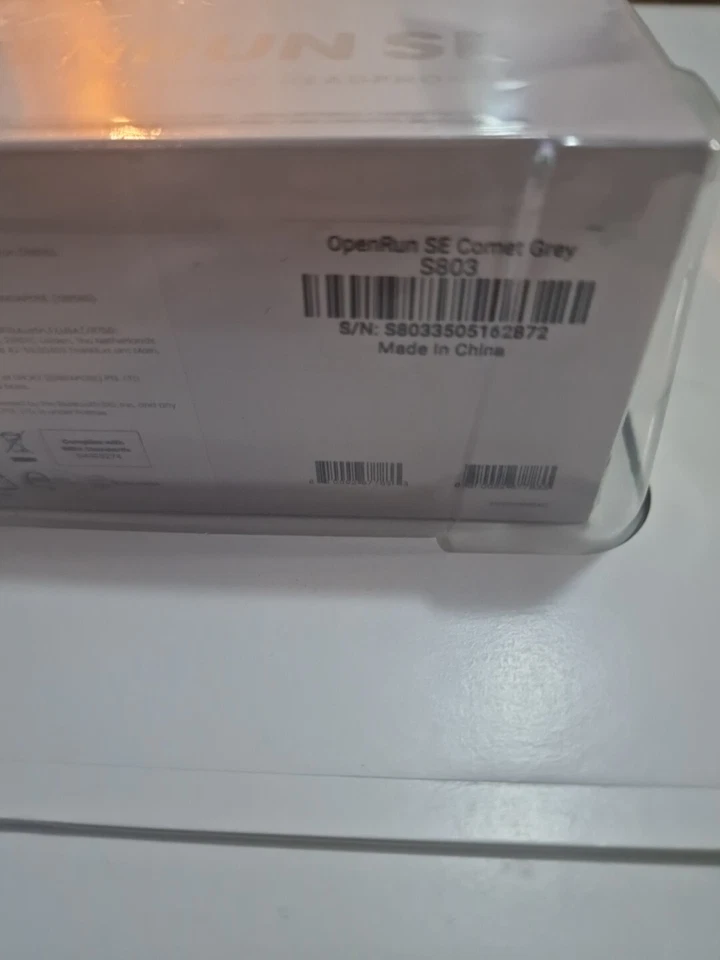 Shokz OpenRun SE Wireless Bluetooth Bone Conduction Sport Headphones Comet Grey - Image 3 of 4