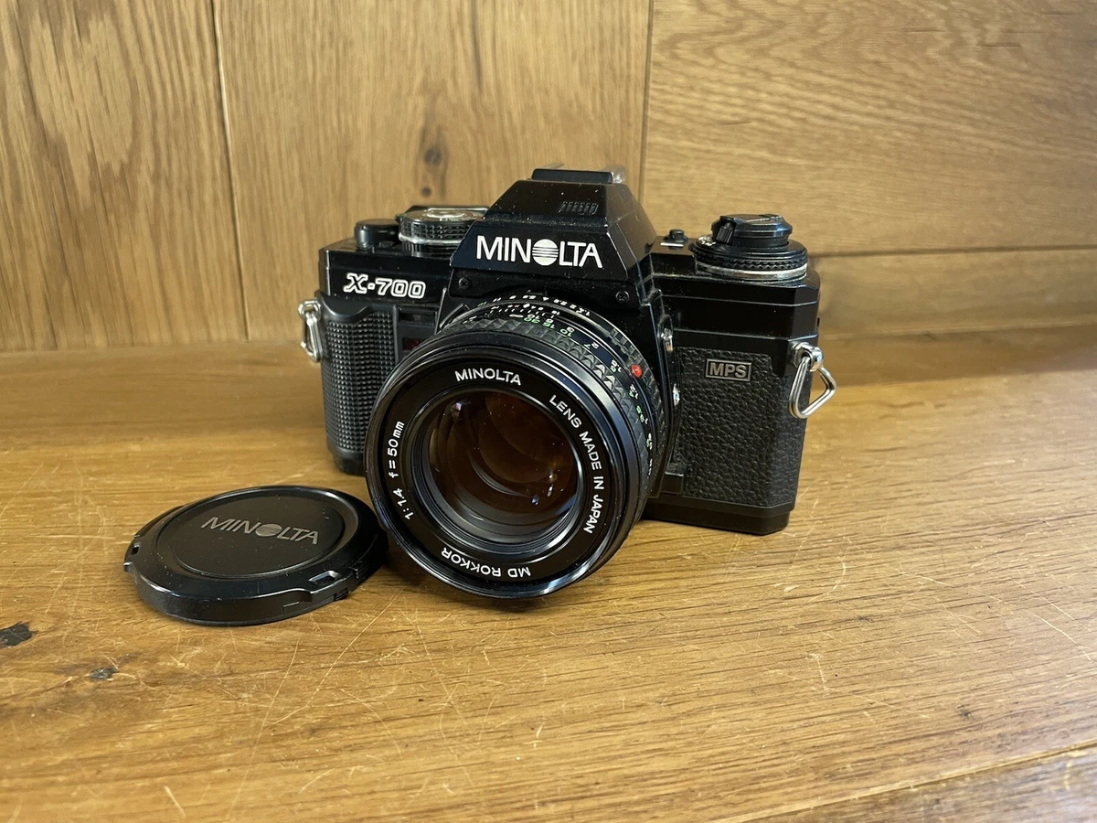 *Near Mint ++ : Final Late* Minolta New X-700 Film Camera MD Rokkor 50mm F/1.4