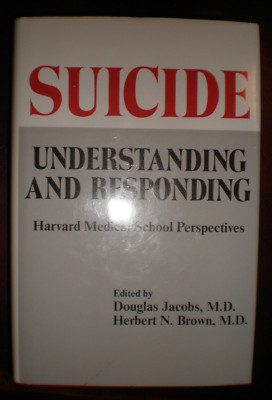 Suicide : Understanding and Responding by Herbert N. Brown (1989, Hardcover) VG