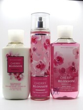 BATH  BODY WORKS CHERRY BLOSSOM BODY MIST  BODY LOTION  BODY WASH SET
