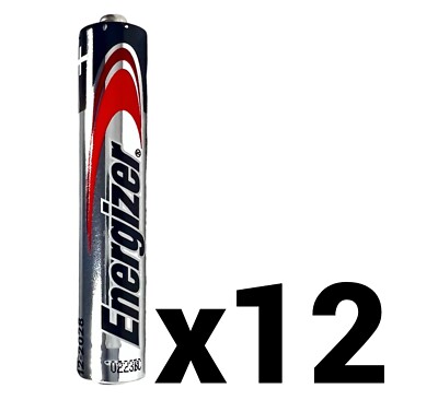 12 TWELVE NEW ENERGIZER AAAA E96 1.5V ALKALINE BATTERY BATTERIES EXP 2030