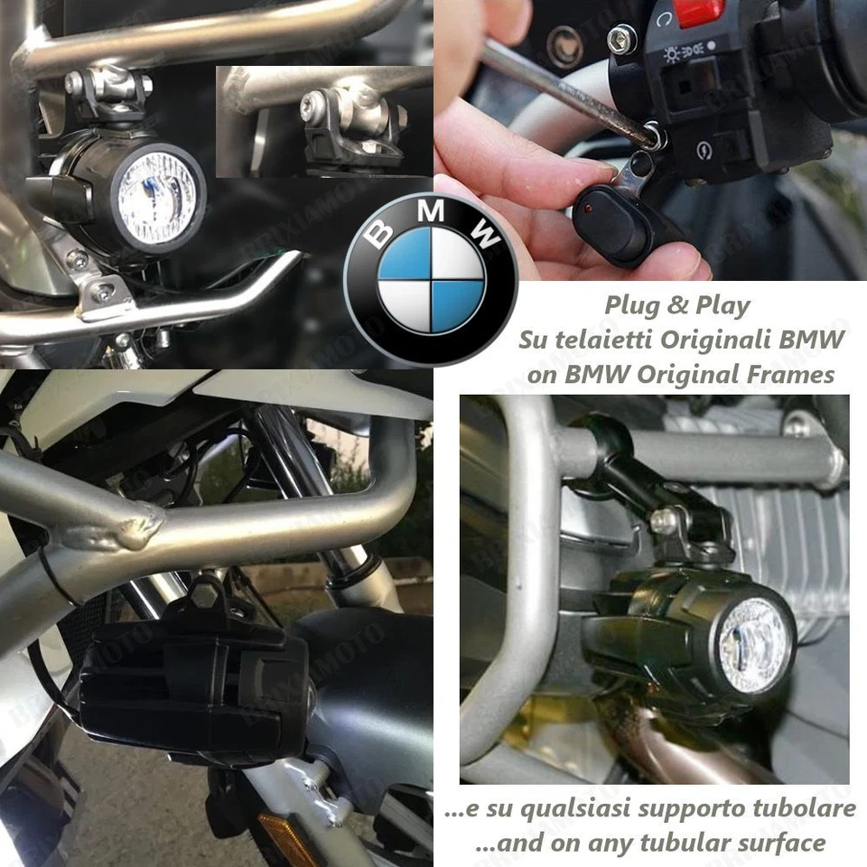 2 FARETTI LED SOSTITUIBILI AGLI ORIGINALI BMW HP2 (K25) 1200 2005-2008 Foto 2 de 4