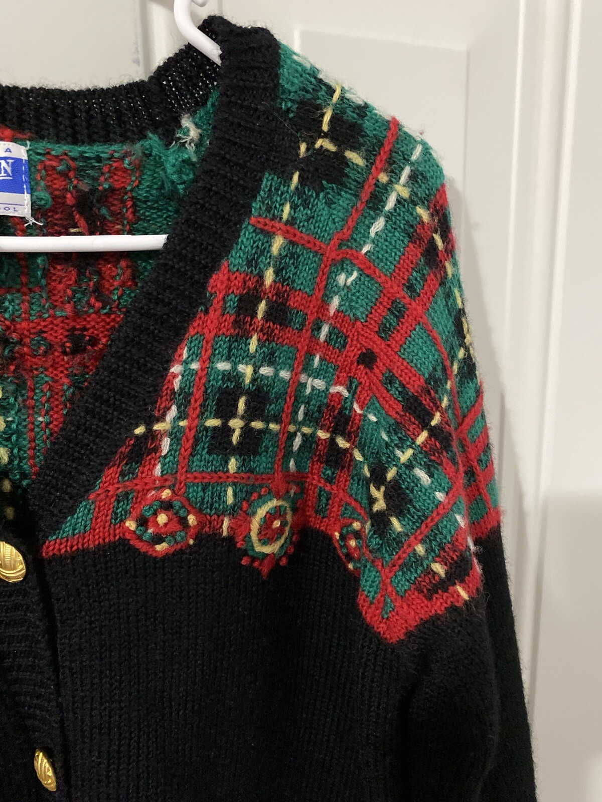 Pendleton Petite Medium Mp Christmas Sweater Card… - image 6