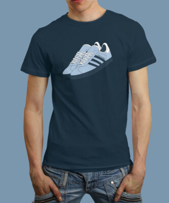 The Hill 16 Trainers (Navy T-Shirt) Up The Dubs COYBIB Croke Park Dublin GAA